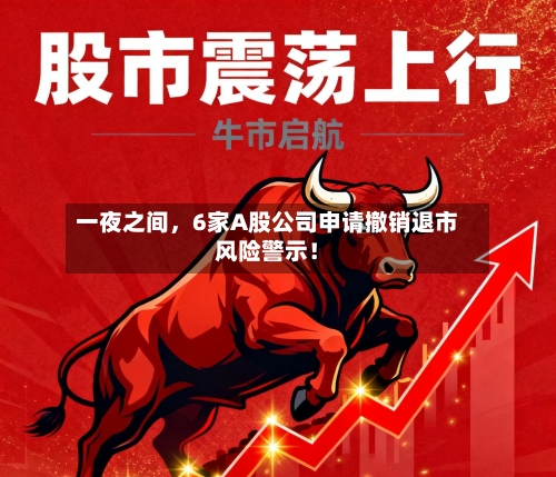 一夜之间，6家A股公司申请撤销退市风险警示！