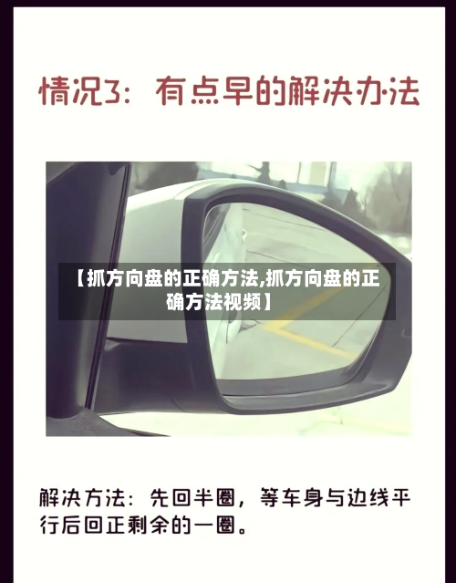 【抓方向盘的正确方法,抓方向盘的正确方法视频】