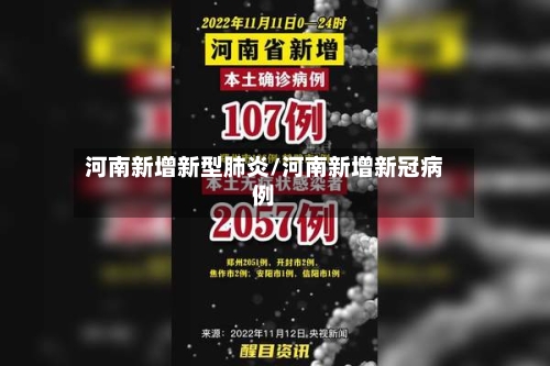 河南新增新型肺炎/河南新增新冠病例