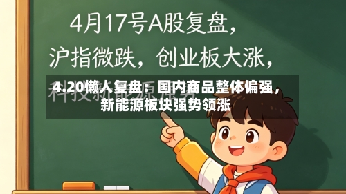 4.20懒人复盘：国内商品整体偏强，新能源板块强势领涨