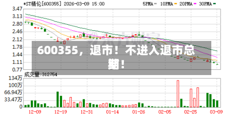 600355，退市！不进入退市总结期！