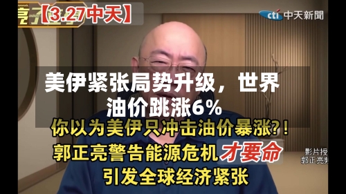 美伊紧张局势升级，世界油价跳涨6%