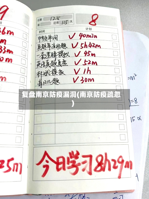 复盘南京防疫漏洞(南京防疫疏忽)