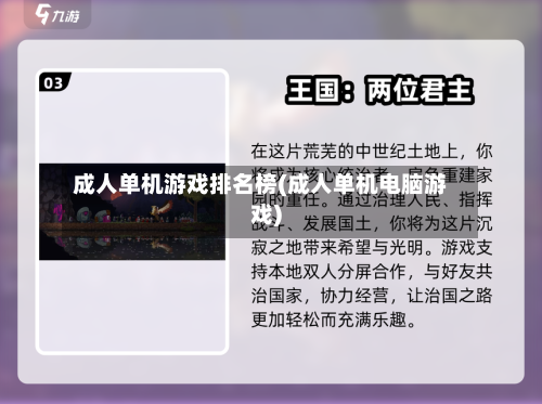 成人单机游戏排名榜(成人单机电脑游戏)-第2张图片