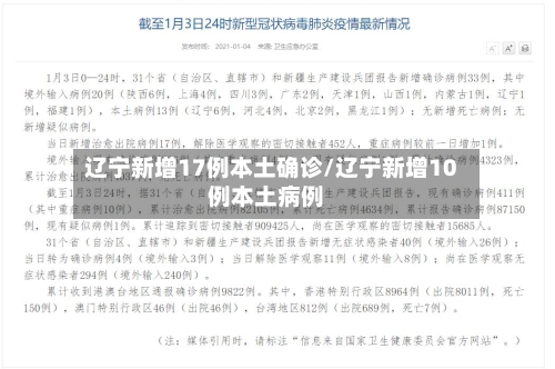 辽宁新增17例本土确诊/辽宁新增10例本土病例-第2张图片