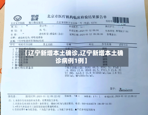 【辽宁新增本土确诊,辽宁新增本土确诊病例1例】