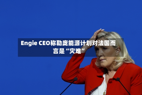 Engie CEO称勒庞能源计划对法国而言是“灾难”