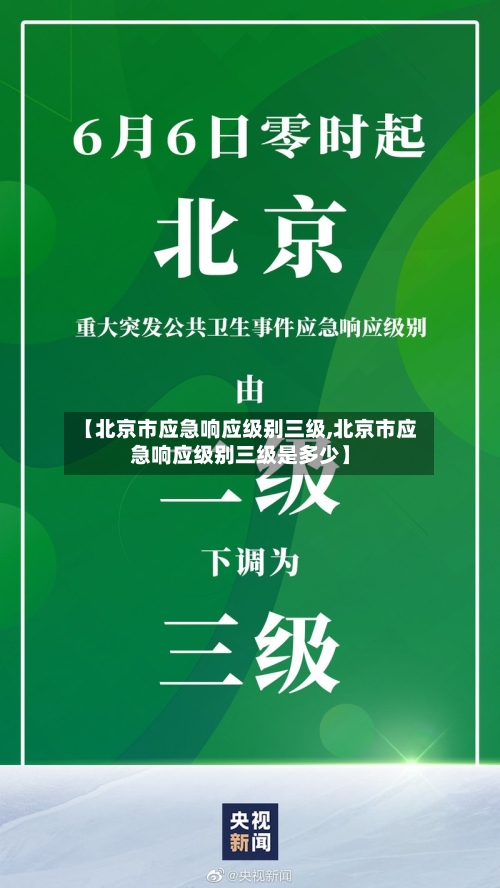 【北京市应急响应级别三级,北京市应急响应级别三级是多少】-第2张图片