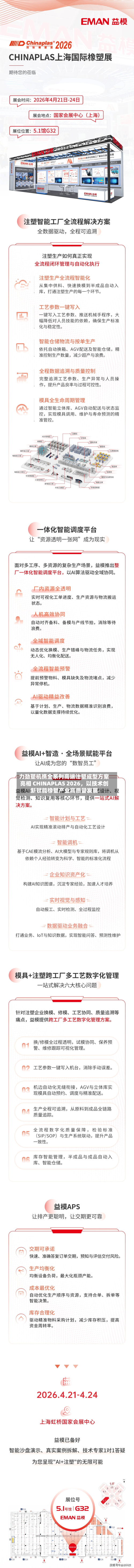 力劲塑机携全系列高端注塑成型方案亮相 CHINAPLAS 2026，以技术创新赋能橡塑产业高质量发展