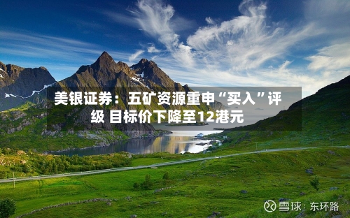 美银证券：五矿资源重申“买入”评级 目标价下降至12港元-第3张图片