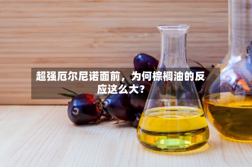 超强厄尔尼诺面前，为何棕榈油的反应这么大？-第3张图片