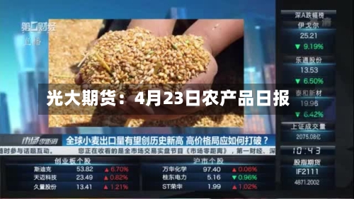 光大期货：4月23日农产品日报-第2张图片