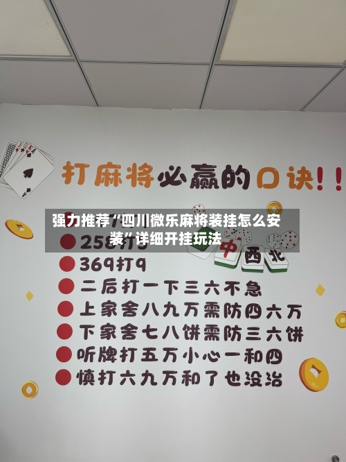 强力推荐“四川微乐麻将装挂怎么安装”详细开挂玩法-第3张图片