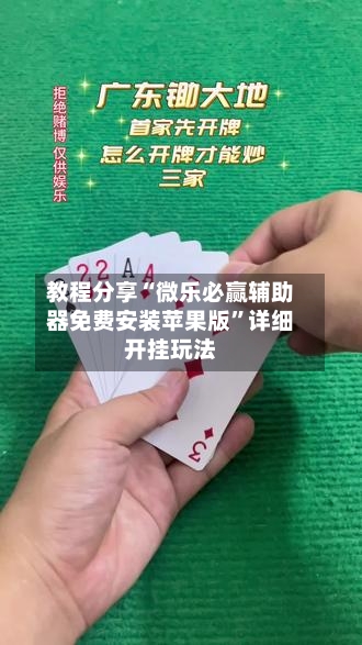 教程分享“微乐必赢辅助器免费安装苹果版”详细开挂玩法-第2张图片