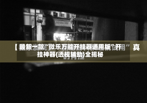 最新一款“微乐万能开挂器通用版	”开挂神器{透视辅助}全揭秘-第2张图片