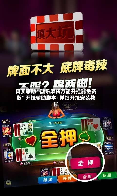 真实辅助“微乐麻将万能开挂器免费版	”开挂辅助脚本+详细开挂安装教程-第2张图片