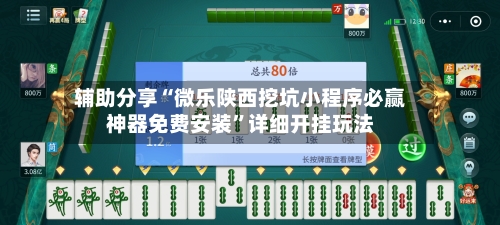 辅助分享“微乐陕西挖坑小程序必赢神器免费安装”详细开挂玩法-第3张图片