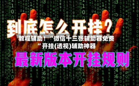 教程辅助！“微信十三张辅助器免费”开挂(透视)辅助神器-第2张图片