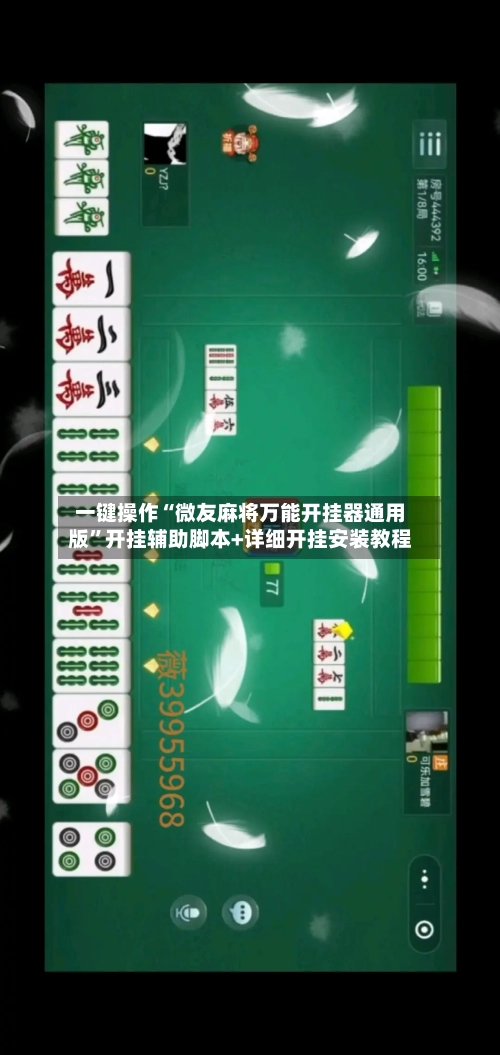 一键操作“微友麻将万能开挂器通用版”开挂辅助脚本+详细开挂安装教程-第3张图片