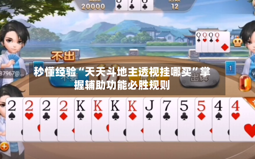 秒懂经验“天天斗地主透视挂哪买”掌握辅助功能必胜规则-第3张图片