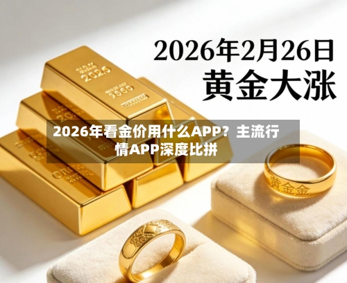 2026年看金价用什么APP？主流行情APP深度比拼