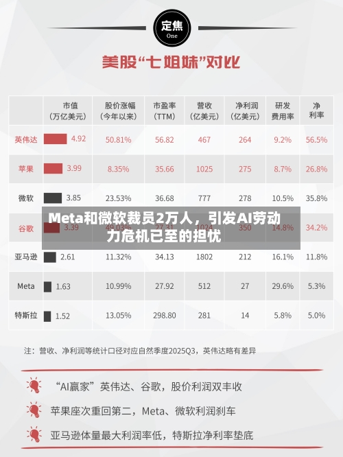 Meta和微软裁员2万人	，引发AI劳动力危机已至的担忧-第2张图片