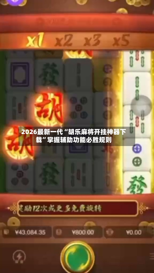 2026最新一代“胡乐麻将开挂神器下载”掌握辅助功能必胜规则-第3张图片