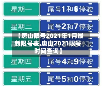 【唐山限号2021年1月最新限号表,唐山2021限号时间查询】-第3张图片