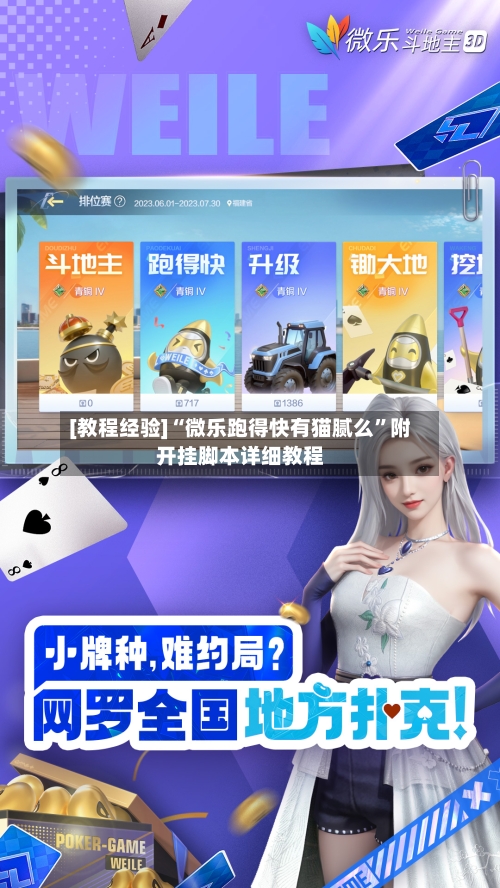 [教程经验]“微乐跑得快有猫腻么	”附开挂脚本详细教程-第2张图片