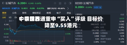 中银世界：中国联通重申“买入	”评级 目标价降至9.55港元-第2张图片