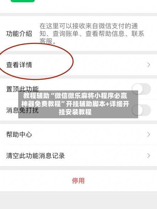 教程辅助“微信微乐麻将小程序必赢神器免费教程”开挂辅助脚本+详细开挂安装教程-第2张图片