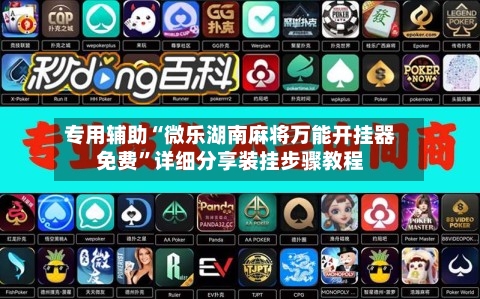 专用辅助“微乐湖南麻将万能开挂器免费	”详细分享装挂步骤教程-第2张图片