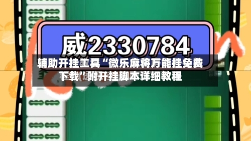 辅助开挂工具“微乐麻将万能挂免费下载	”附开挂脚本详细教程-第2张图片