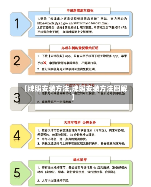 【牌照安装方法,牌照安装方法图解】