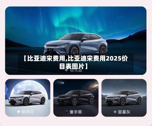 【比亚迪宋费用,比亚迪宋费用2025价目表图片】