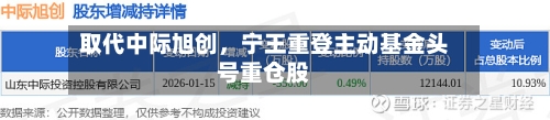 取代中际旭创，宁王重登主动基金头号重仓股