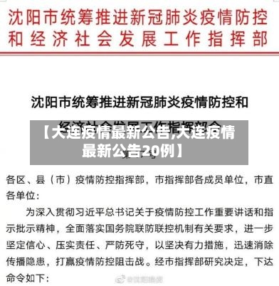 【大连疫情最新公告,大连疫情最新公告20例】-第2张图片