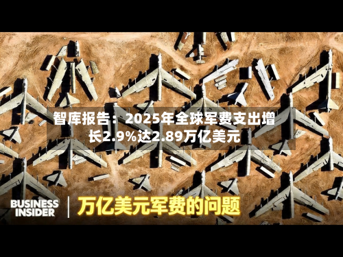 智库报告：2025年全球军费支出增长2.9%达2.89万亿美元