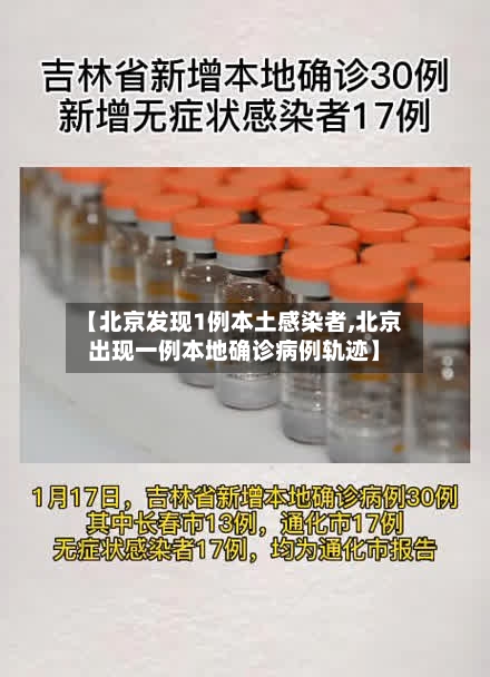【北京发现1例本土感染者,北京出现一例本地确诊病例轨迹】