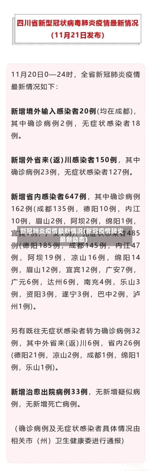 新冠肺炎疫情最新情况(新冠疫情肺炎最新动态)-第2张图片