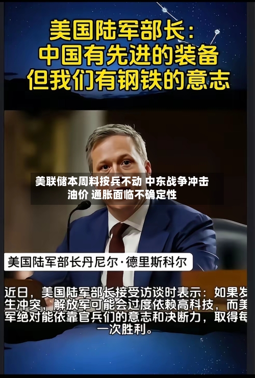 美联储本周料按兵不动 中东战争冲击油价 通胀面临不确定性-第3张图片