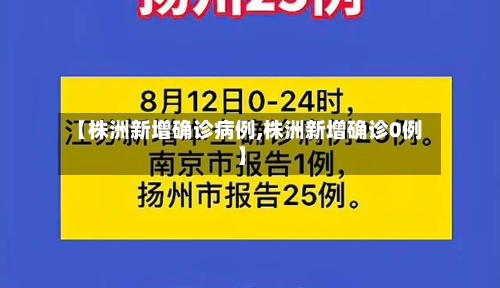 【株洲新增确诊病例,株洲新增确诊0例】