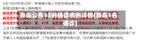 青岛公布13例确诊病例详情(青岛1名确诊)-第2张图片