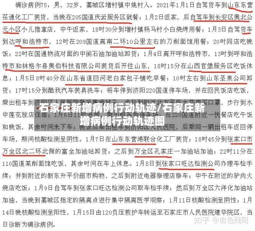 石家庄新增病例行动轨迹/石家庄新增病例行动轨迹图-第2张图片
