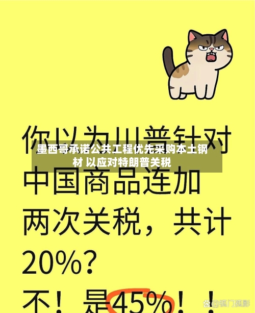 墨西哥承诺公共工程优先采购本土钢材 以应对特朗普关税