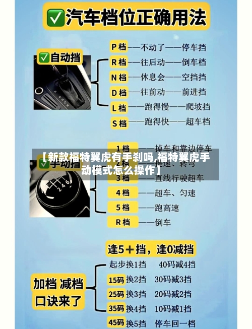 【新款福特翼虎有手刹吗,福特翼虎手动模式怎么操作】-第3张图片