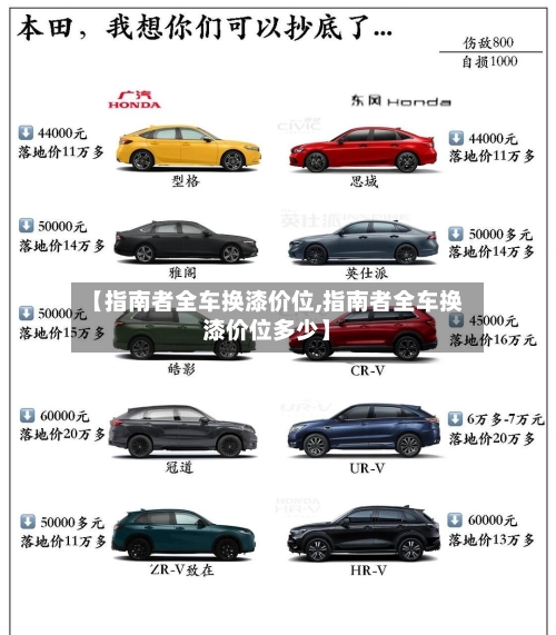 【指南者全车换漆价位,指南者全车换漆价位多少】
