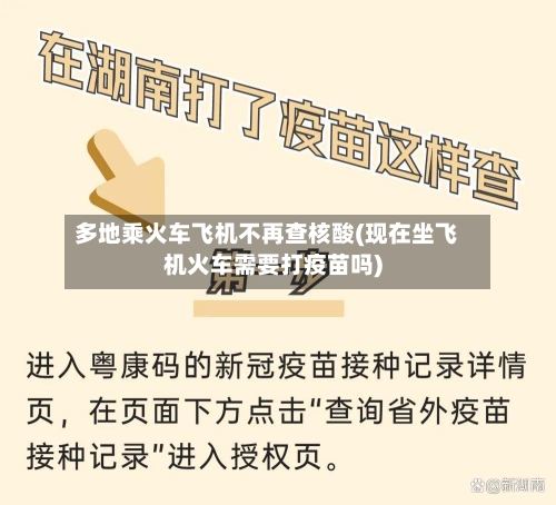 多地乘火车飞机不再查核酸(现在坐飞机火车需要打疫苗吗)