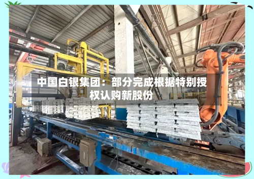 中国白银集团：部分完成根据特别授权认购新股份-第2张图片