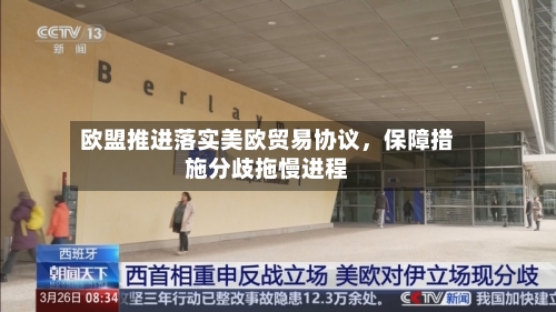 欧盟推进落实美欧贸易协议，保障措施分歧拖慢进程